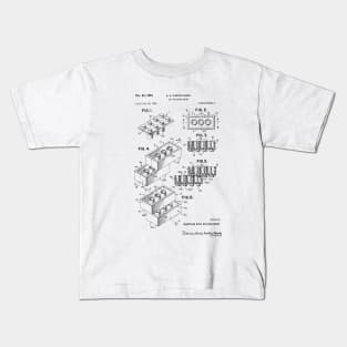 LEGO DESIGN PATENT DRAWING Kids T-Shirt